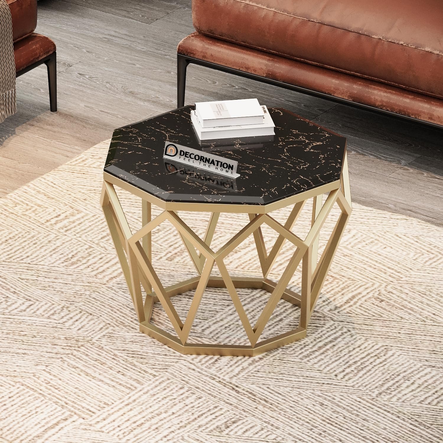 Aria Diamond Shape Coffee Table – Black