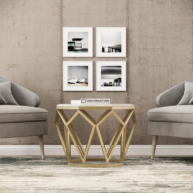 Aria Diamond Shape Coffee Table - Image 4
