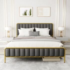 Lucius Upholstered King Size Bed - Image 4