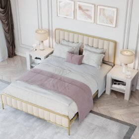 Lucius Upholstered King Size Bed - Image 12