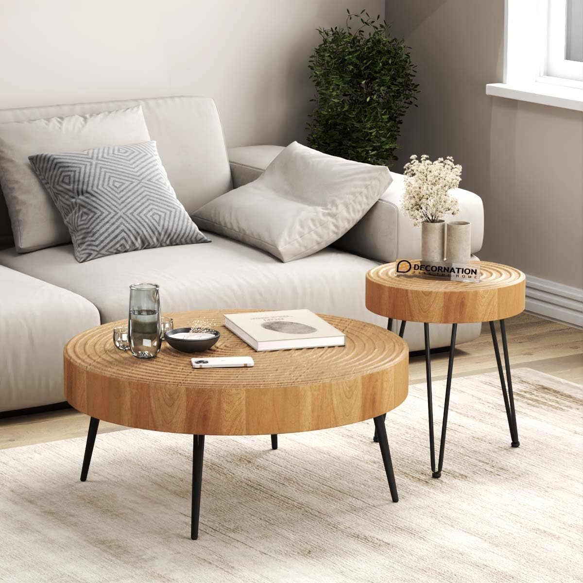 Twirls Duo Set of 2 Coffee Tables